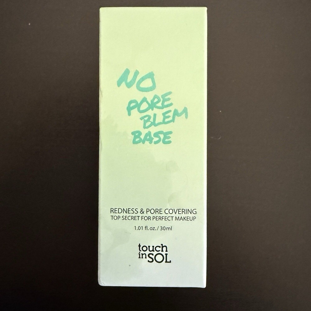 Touch In SOL No Pore‎ Blem Base. Covering Base Makeup 1.01ml Free Ship!